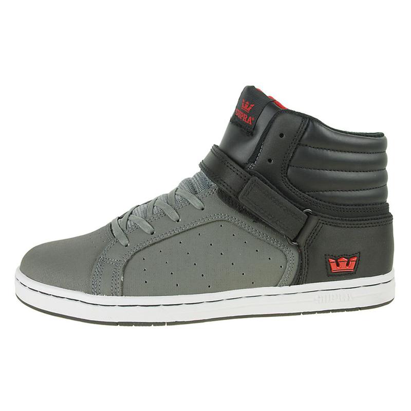 Zapatillas Altas Supra Argentina Hombre - SUPRANO HIGH Negras Verde (BQFTH-8324)